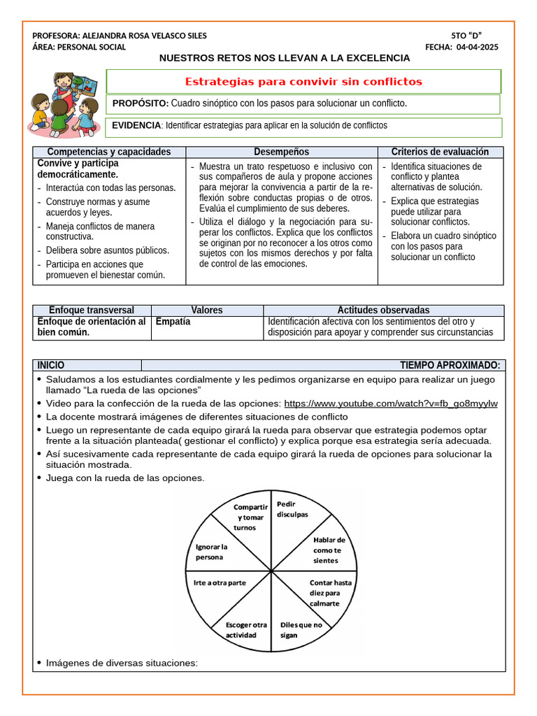 Resolución de Conflictos en Niños | PDF | Mediación | Las emociones