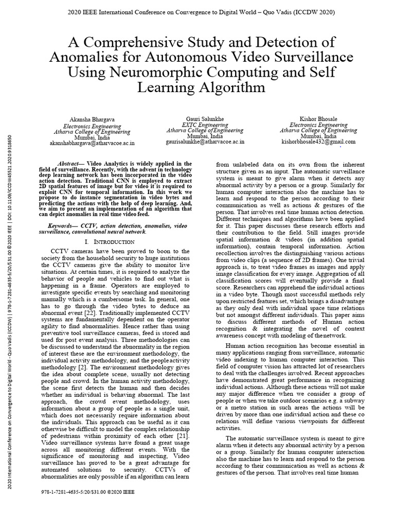 Comprehensive Study and Detection of | PDF | Deep Learning | Machine ...