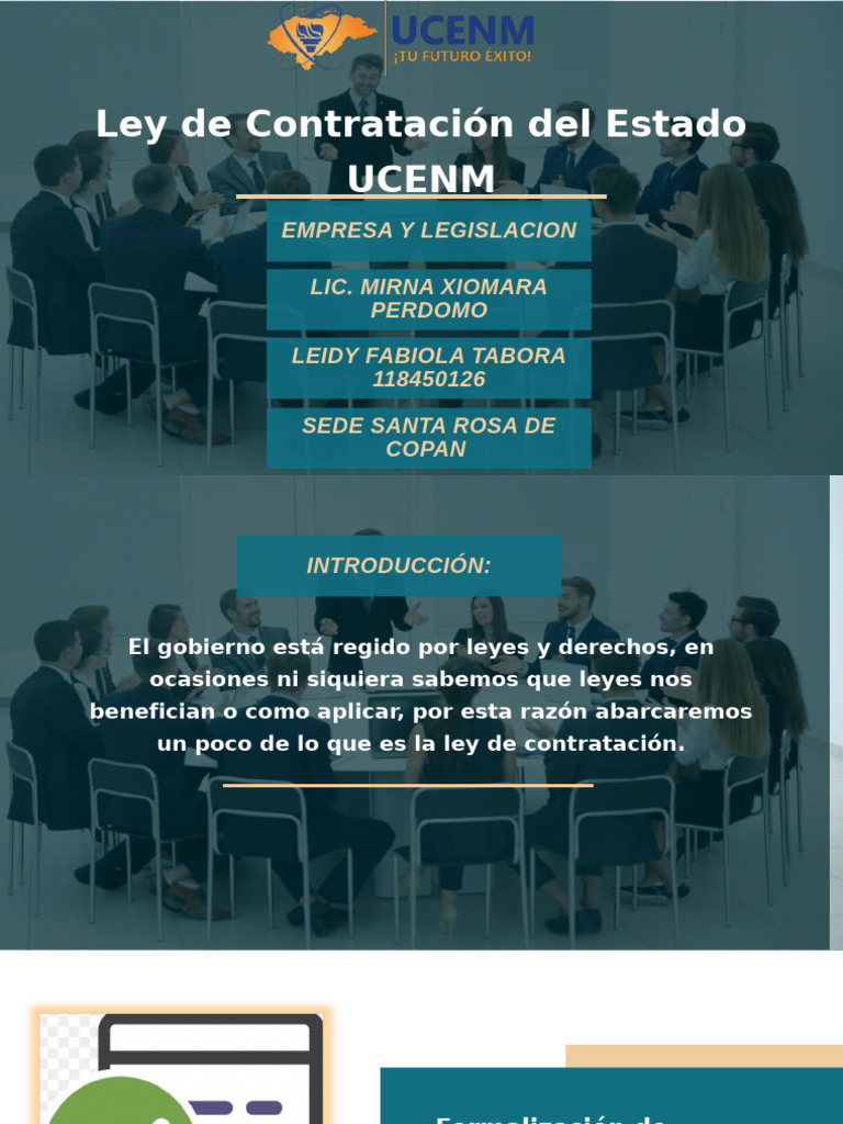 Ley De Contratación Del Estado Pdf Gobierno 