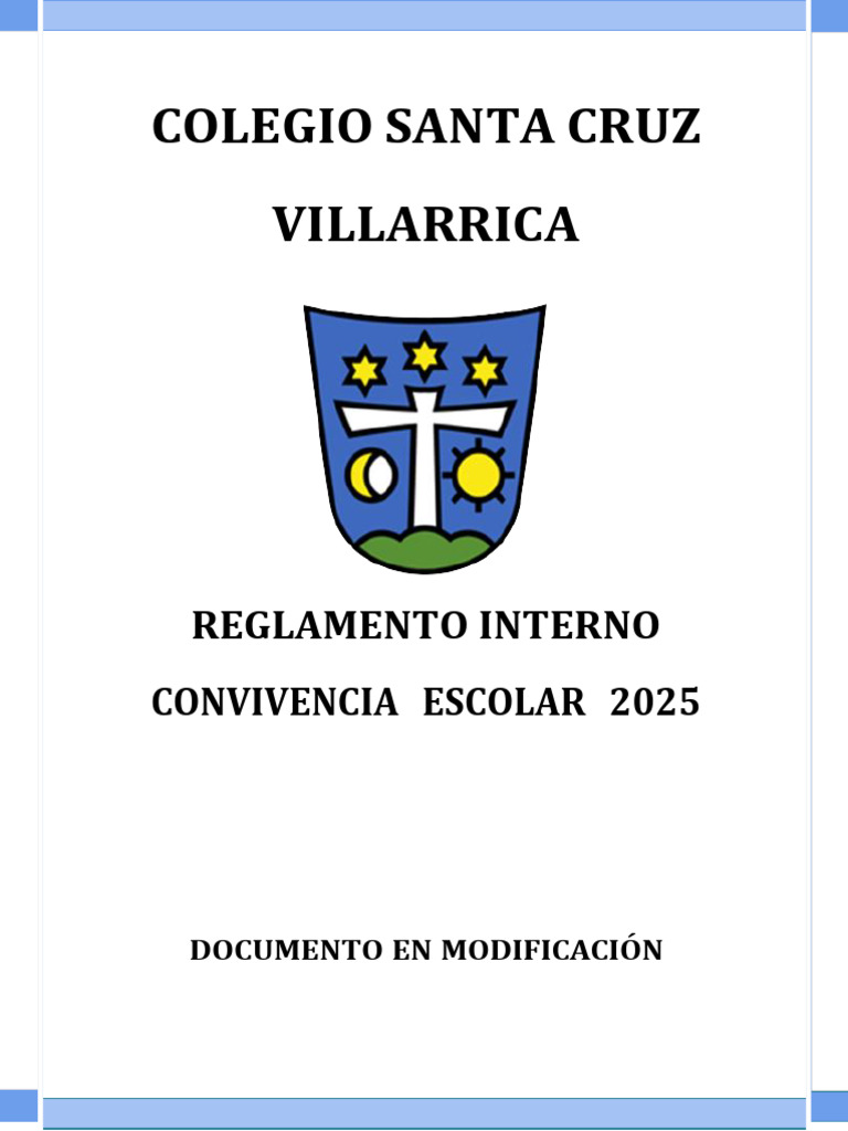 Reglamento Interno de Convivencia 2025 | PDF | Maestros | Escuelas