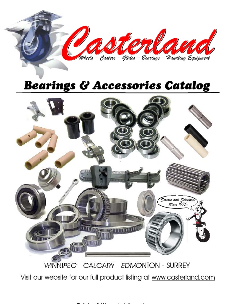 Bearings Catalog 2010 PDF Bearing (Mechanical) Cargo