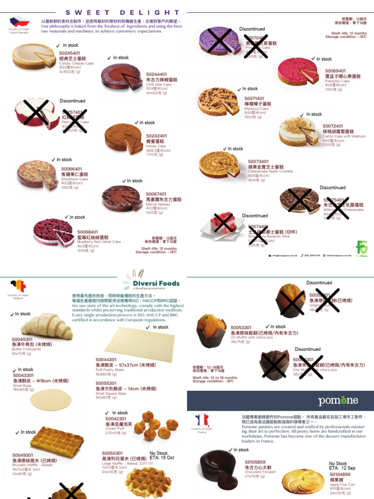 Cake Leaflet Sweet Delight Diversi Food Pomone Morcheez Status Updated ...