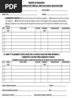 2025 CSSPS School Selection Guidelines | PDF