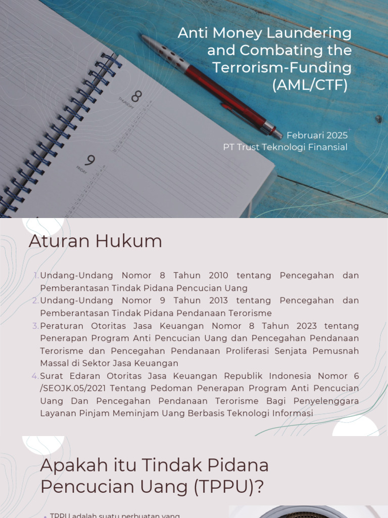 Presentasi AML - CTF | PDF