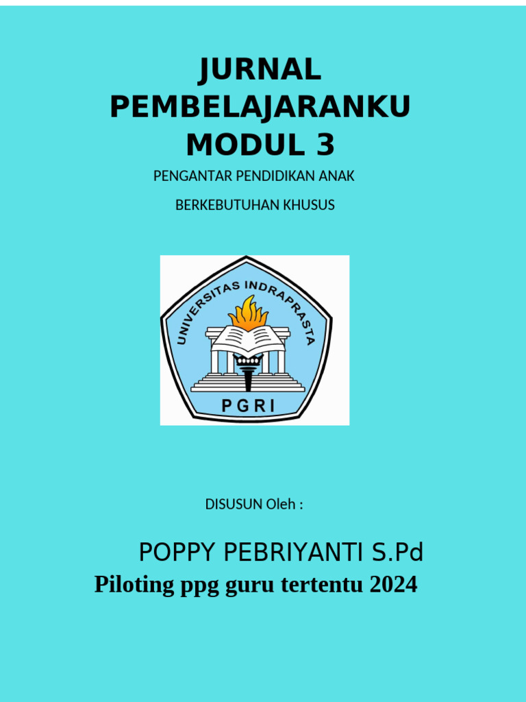 Jurnal PPG Modul 3 | PDF