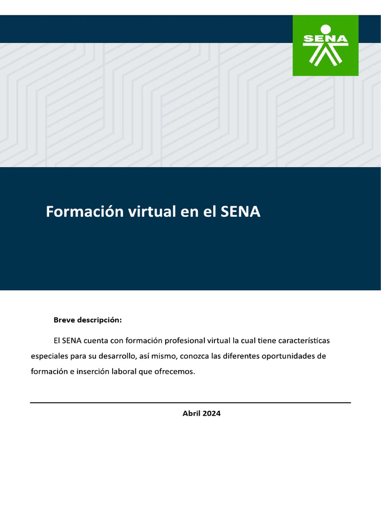 Material 2 Formación Virtual en El Sena | PDF | Comunidad andina | Colombia