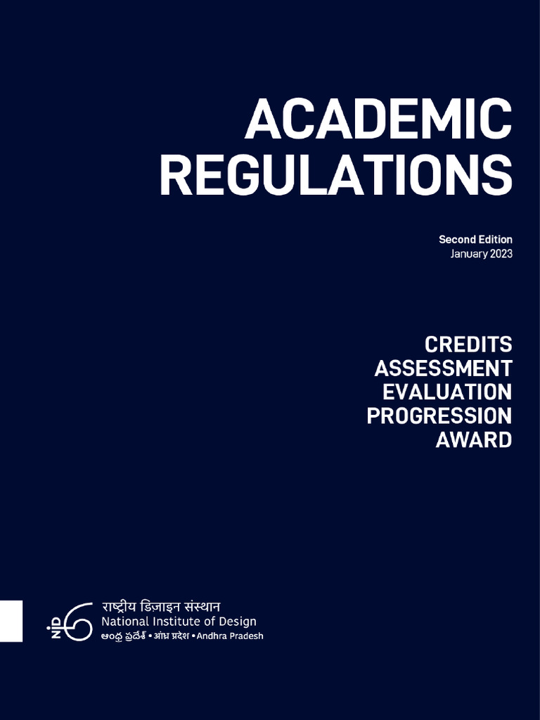 NID Andhra Pradesh Academic Regulations 2023 | PDF | Plagiarism ...