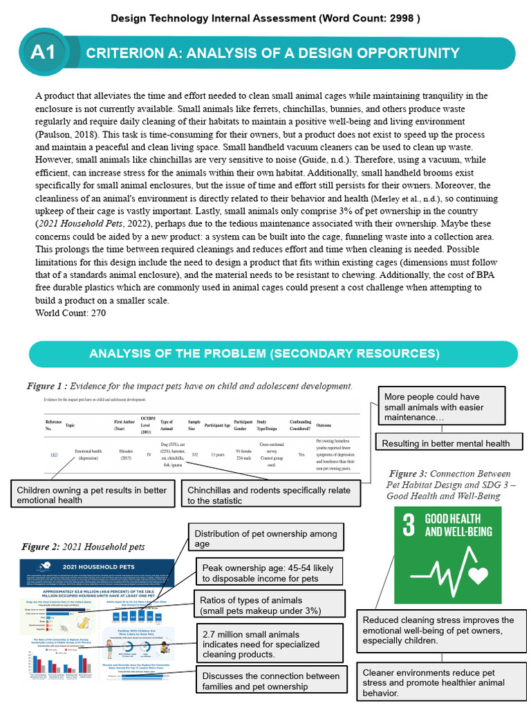 Canidate 1 - IA Template | PDF | Pet | Mental Health
