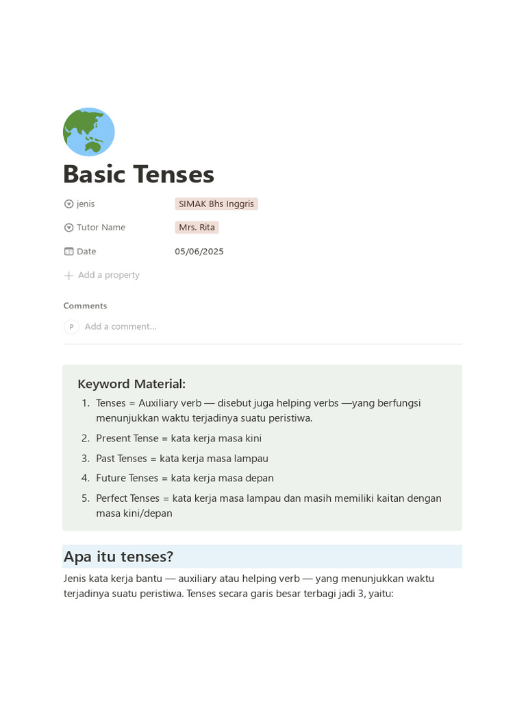 Understanding English Tenses Explained | PDF | Grammatical Tense ...