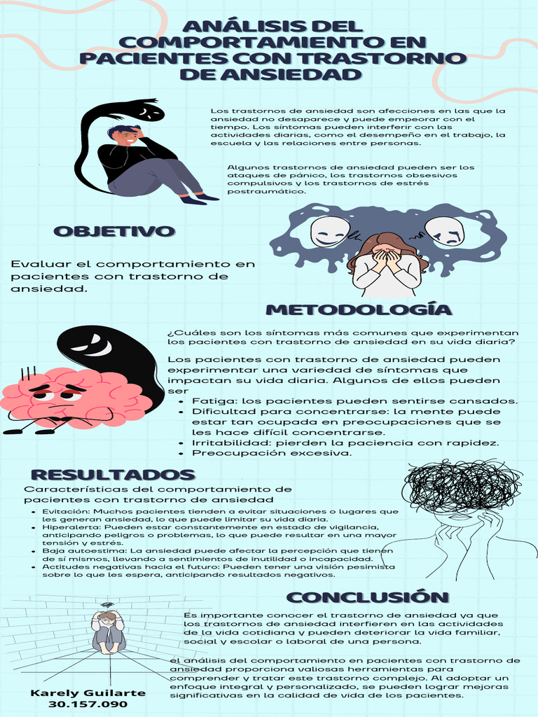 Infografía Salud Mental Estres Ilustrada Moderna Azul - 20241027 ...