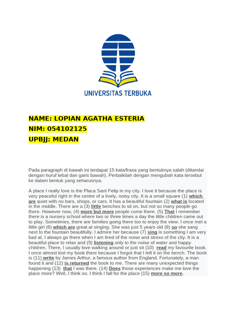 Tugas 3 Structure III Lopian | PDF