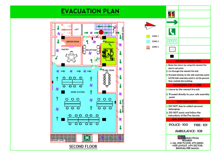 Fire Evacuation Plan and Safety Guide | PDF | Civil Defense | Emergency ...