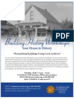 Building Historyworkshops: Your House in History