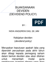 KEBIJAKAN DEVIDEN