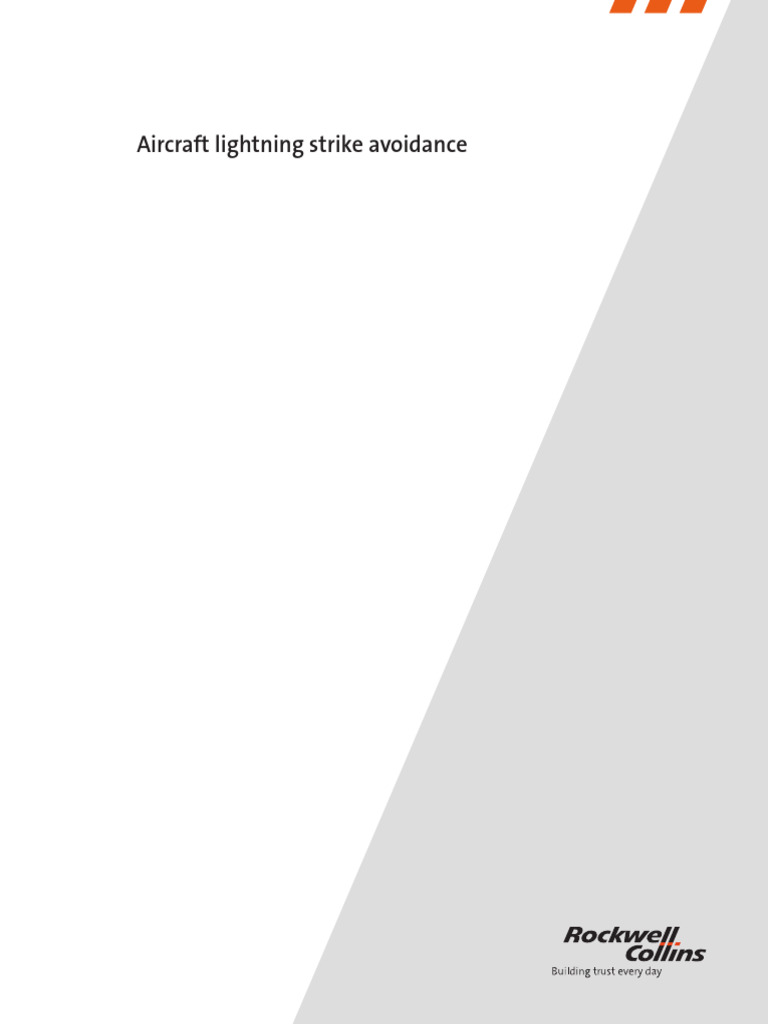 Aircraft Lightning Strike Avoidance Guide | PDF | Lightning | Hail