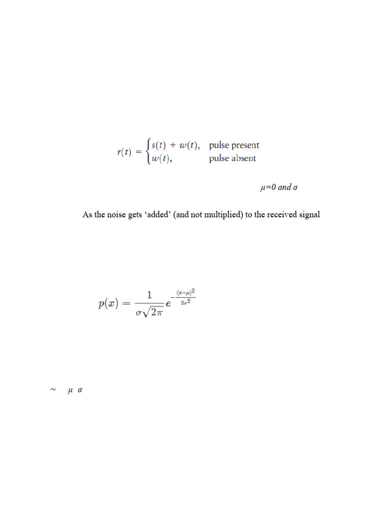 Noise Performance of Digital Modulation Spring 2022 | PDF | Normal ...
