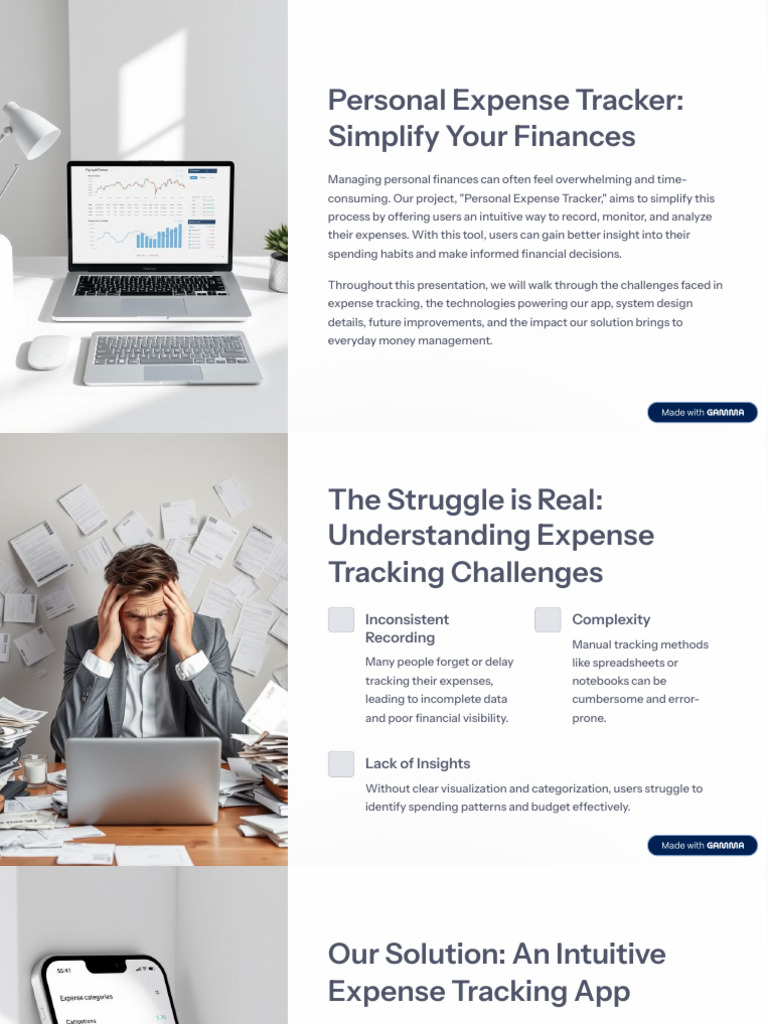 Personal Expense Tracker App Overview | PDF | Databases | Usability