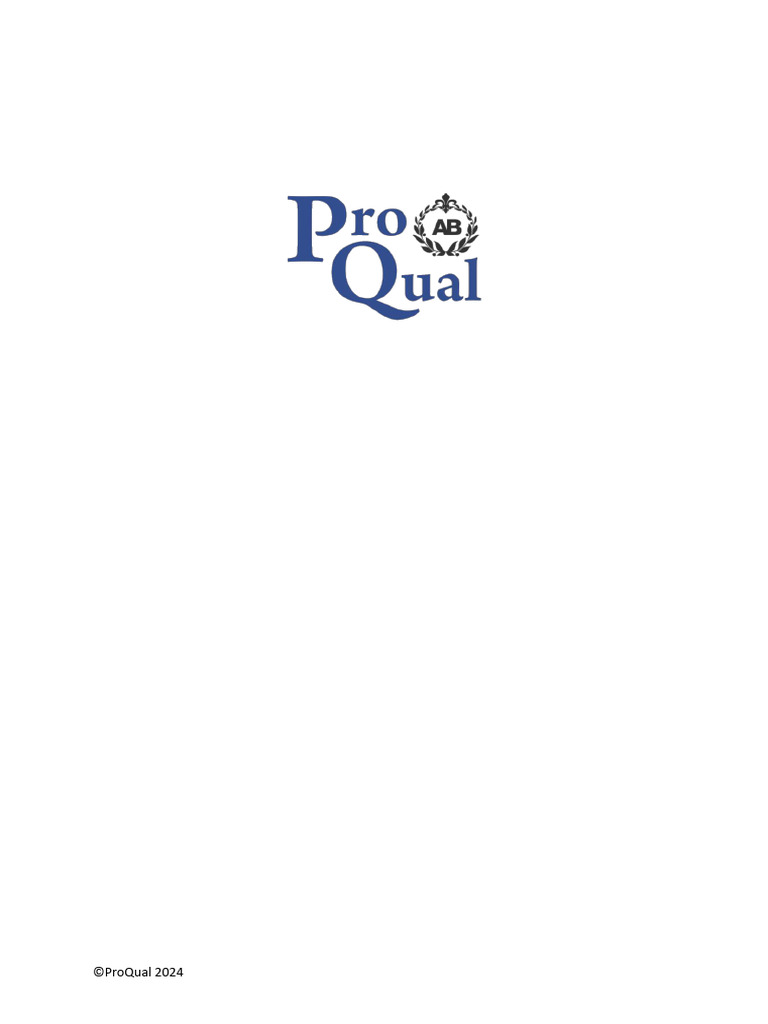 ProQual Level 7 NVQ in Construction Management | PDF | Educational ...
