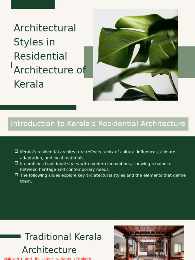 Kerala's Diverse Residential Architecture | PDF | Roof | Ventilation ...
