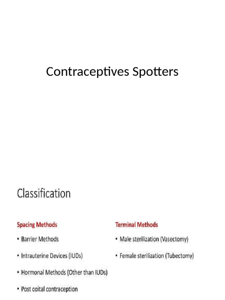 Contraception | PDF