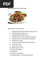 Download Resep Masakan Sapi Lada Hitam by Prayogo Pradipta SN87357665 doc pdf