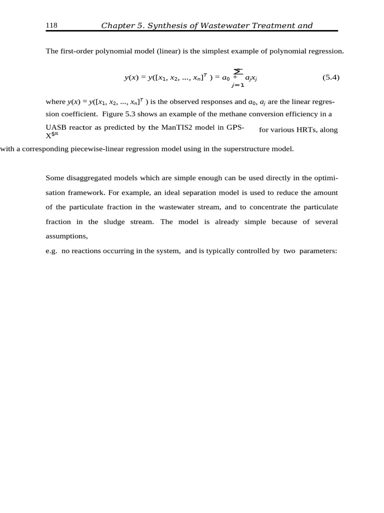 Wastewater Treatment Optimization Models | PDF | Mathematical ...