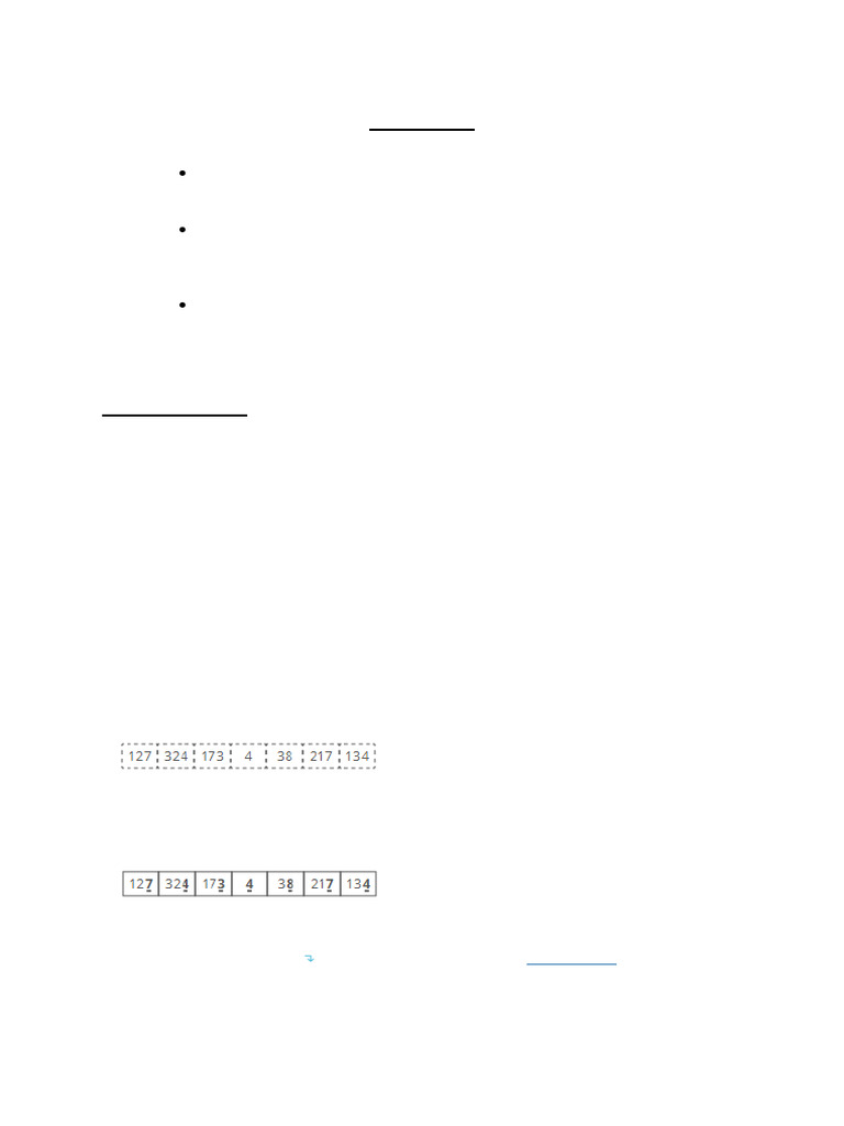 Radix Sort Algorithm Explained | PDF