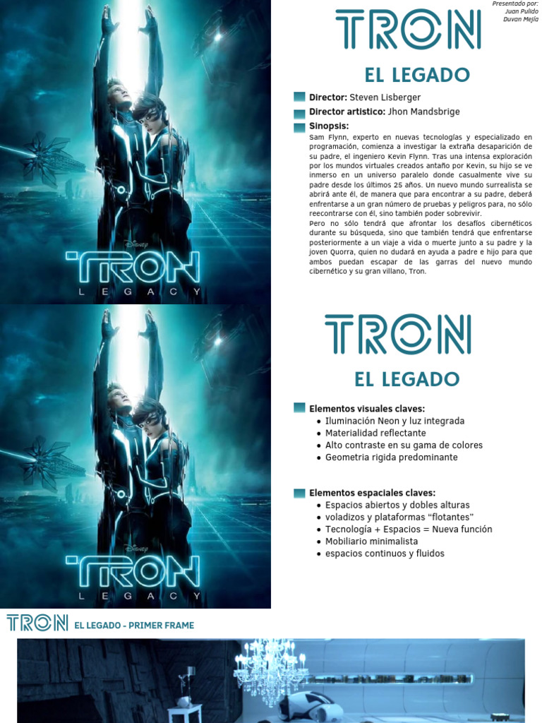 Análisis Visual de Tron: El Legado | PDF