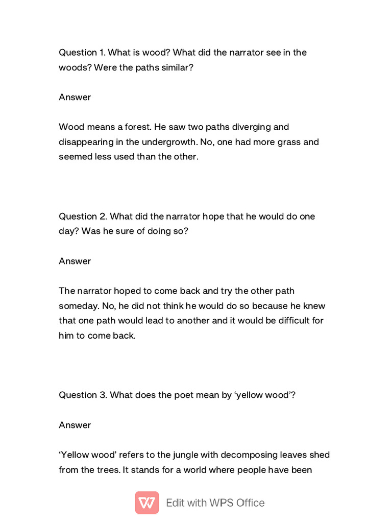 Question 1. What Is Wood - What | PDF