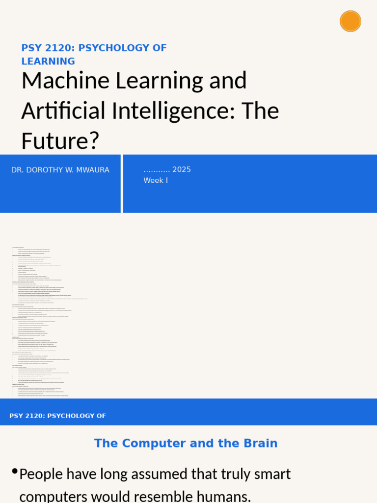 LESSON 11 - Machine Learning and AI | PDF | Intelligence (AI ...