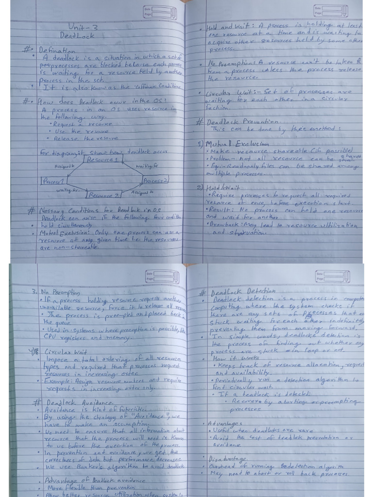 OS Note Unit 3 | PDF