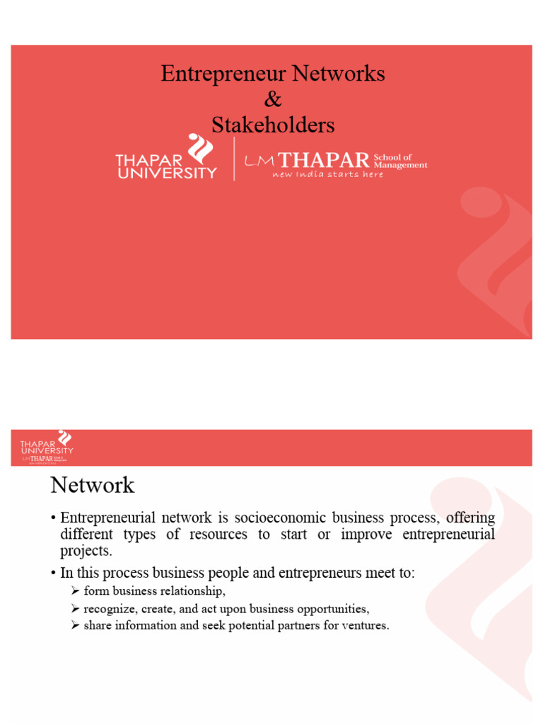 Networking Strategies for Entrepreneurs | PDF | Entrepreneurship ...