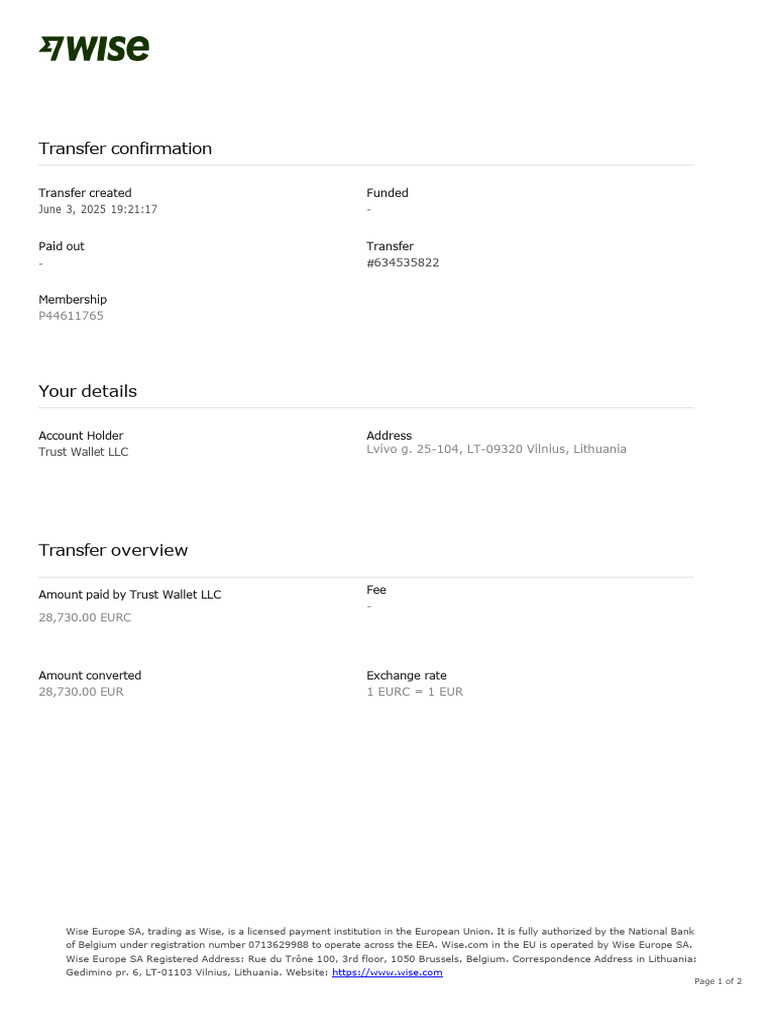 Transfer Receipt | PDF | Wire Transfer | Financial Services