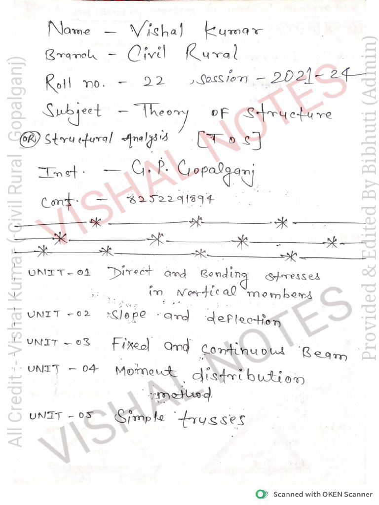 Tos Notes | PDF