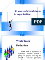 How To Built Successful Work Team in Organization