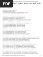 John Deere Excavator Fault Codes List | PDF | Valve | Feedback