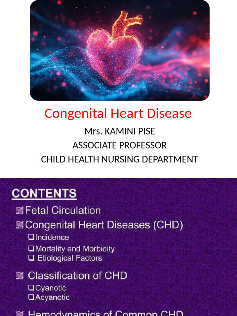Congenital Heart Disease | PDF