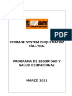 Pg-ss-01 Programa de Seguridad y Salud Ocupacional