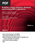 Building a Highly Adaptive Resilient and Scalable Mpls1352