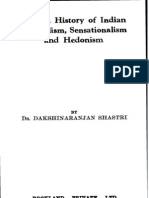 A Short History of Indian Materialism, Sensationalism and Hedonism