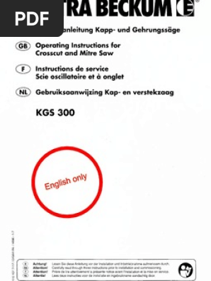 Get Elektra Beckum Kgs 300 Pics