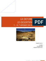 Desertificación y Turismo 