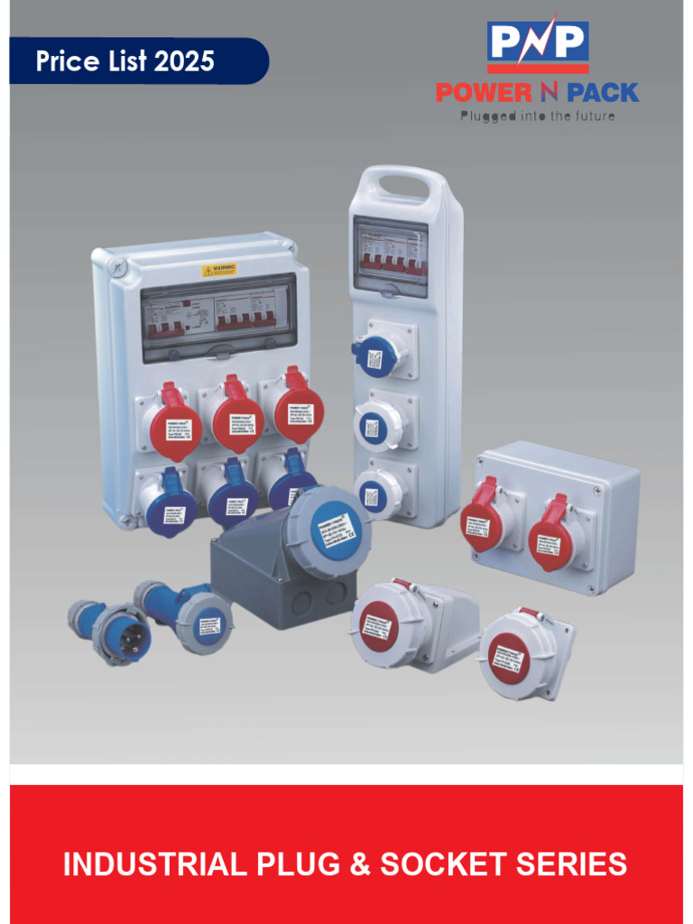 Industrial Plug & Socket Price List 2025 | PDF | Electrical Connector ...