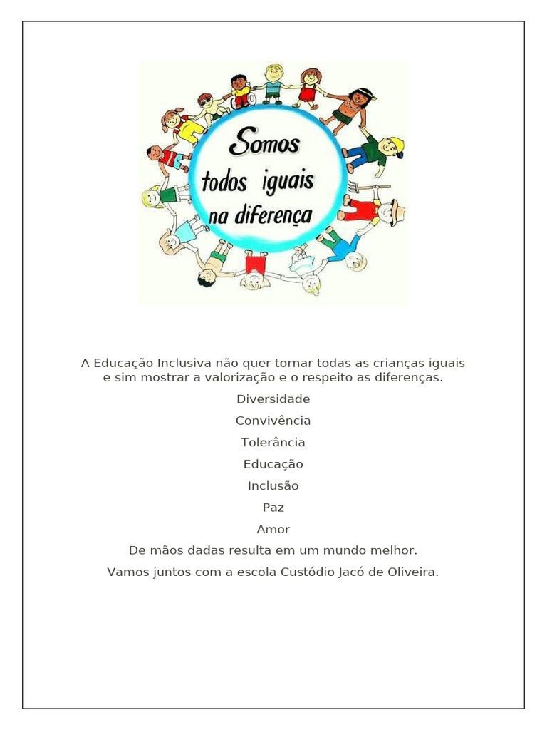 Valorização das Diferenças na Educação | PDF