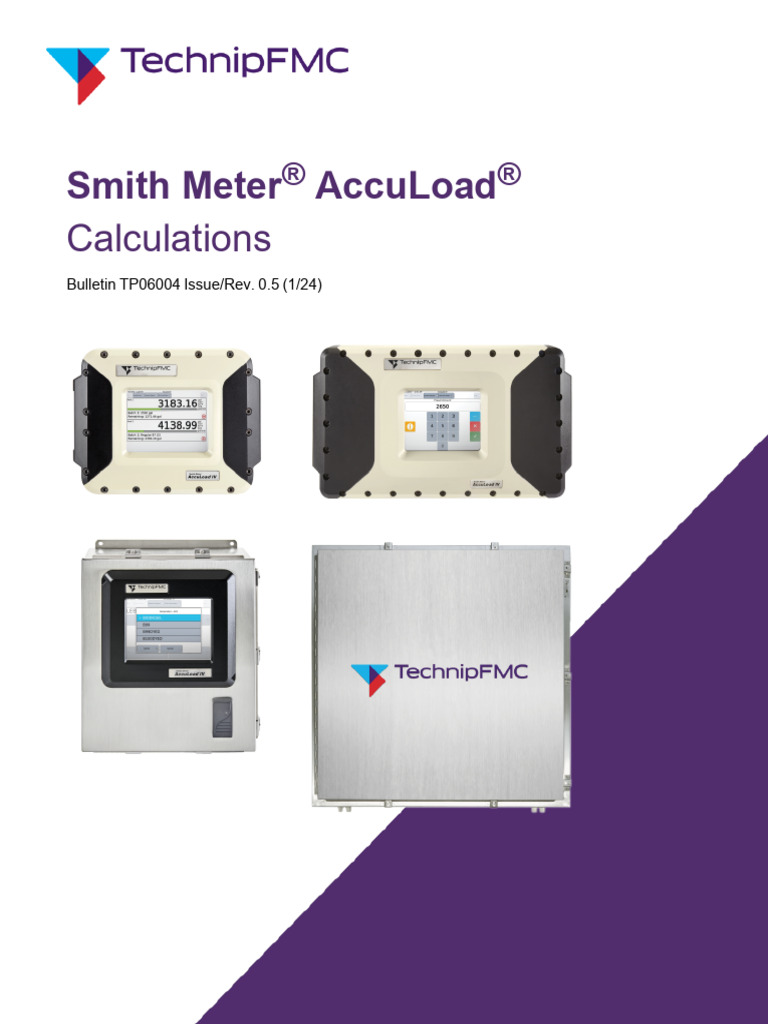 AccuLoad® Meter Calculations Guide | PDF | Biodiesel | Density