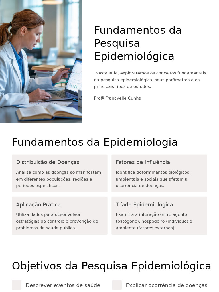 Fundamentos Da Pesquisa Epidemiologica | PDF | Epidemiologia | Fator de ...