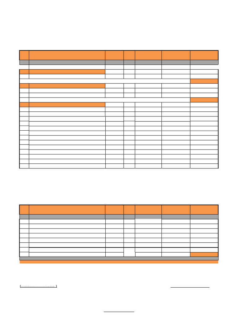 Rencana Anggaran Bale Saka 8 | PDF