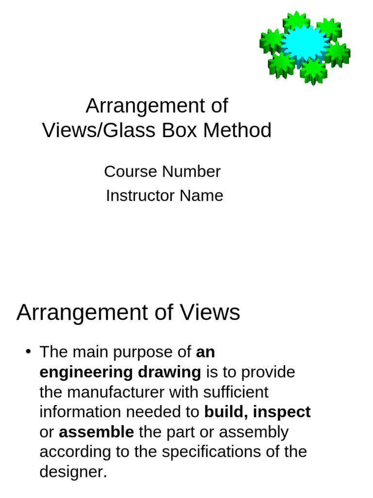 Arrangement of Views Glass Box Method | PDF | Geometry | Classical Geometry