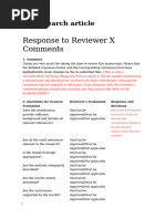 Point-by-Point Response to Reviewers | PDF | Career & Growth