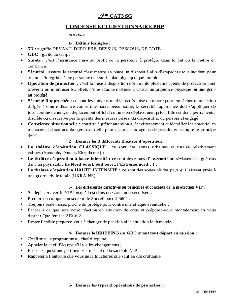 Protection VIP : Concepts et Opérations | PDF | Sécurité